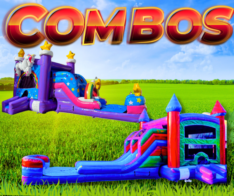 Bounce AND Slide Combo Dowling Party RentalsNewnan, GA