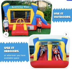 learning20clubbb 1733780821 Toddler Combo (bounce house w/ Double Slide)