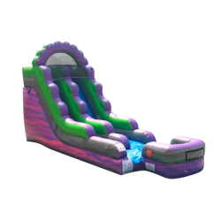 16ft Purple Plunge Wet/dry Slide