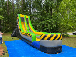 20ft Caution Drop extended lane Water Slide wet/dry
