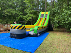 20ft Caution Drop extended lane Water Slide wet/dry